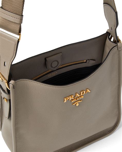 prada leather hobo bag.